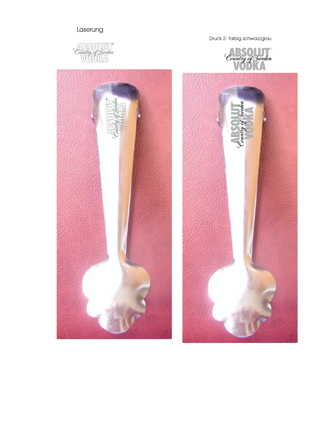 Branding Vorschau Absolut Wodka
